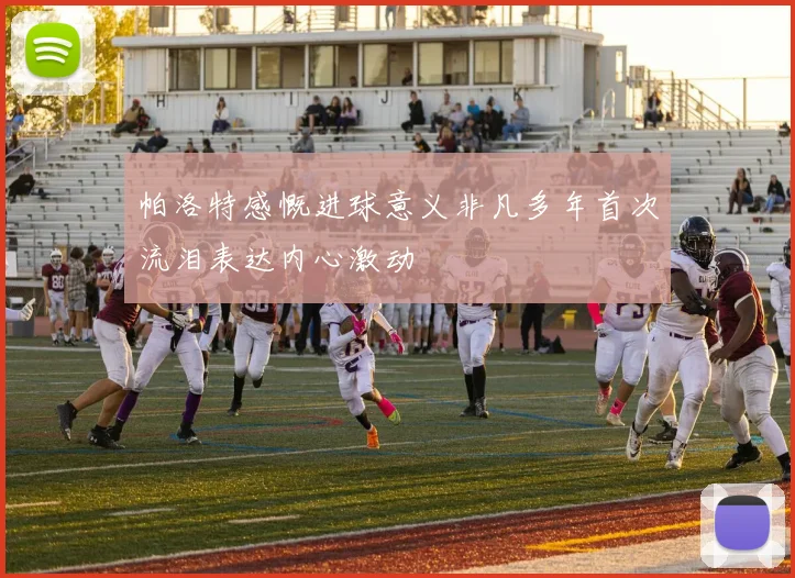 帕洛特感慨进球意义非凡多年首次流泪表达内心激动