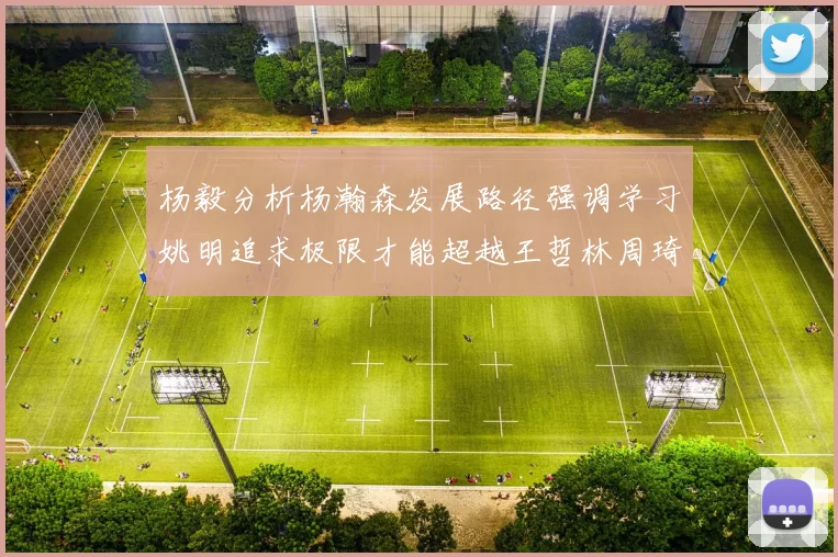 杨毅分析杨瀚森发展路径强调学习姚明追求极限才能超越王哲林周琦状态